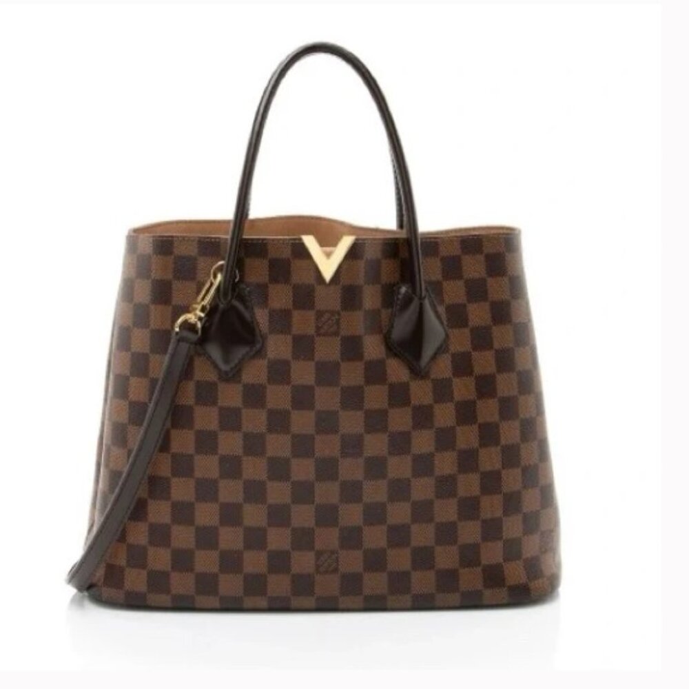 Louis Vuitton Damier Ebene Kensington Tote Bag - Picture 4 of 11